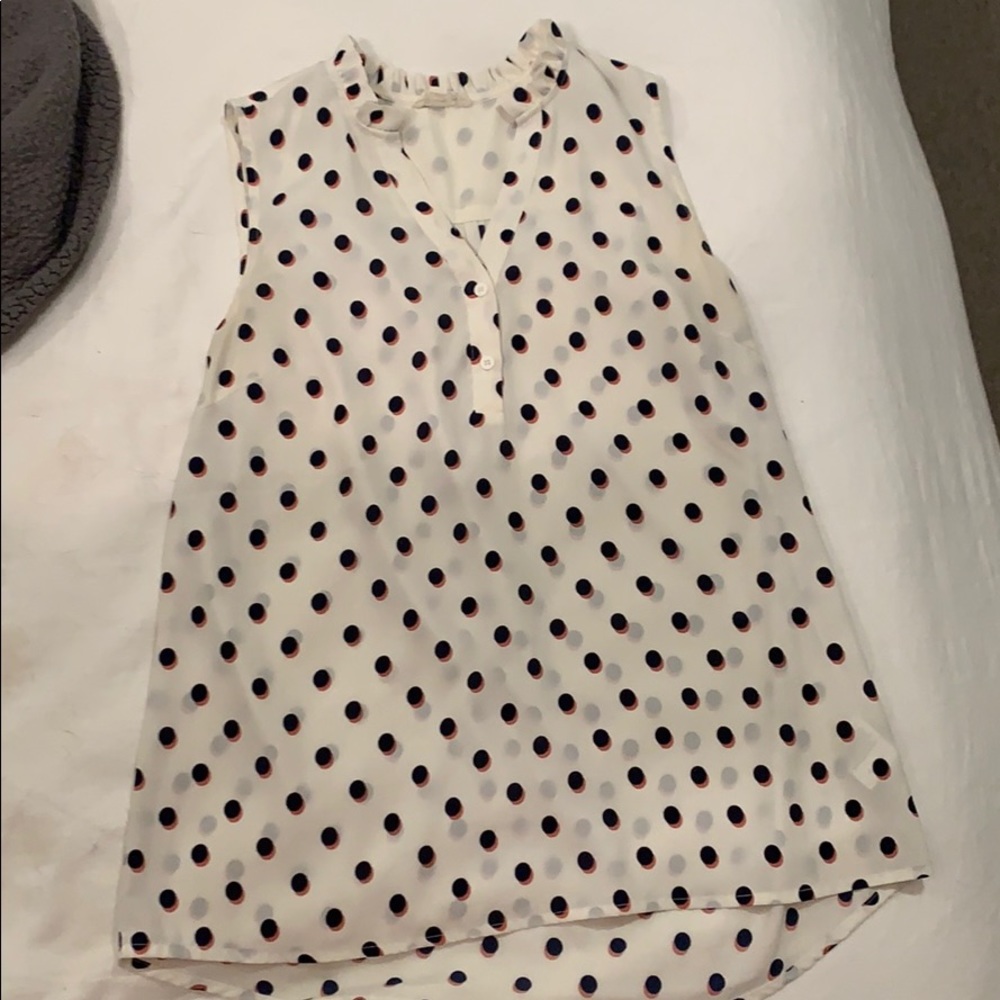 Polka dot blouse